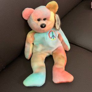 PEACE BEANI BABY RARE NEW